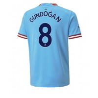 Fotbalové Dres Manchester City Ilkay Gundogan #8 Domácí 2022-23 Krátký Rukáv